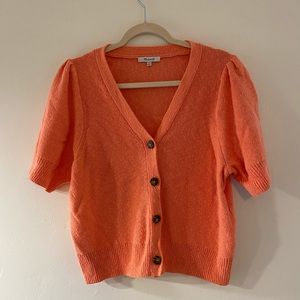 Madewell Short Sleeve Cardigan XL